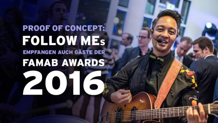Follow-Me begeistert beim FAMAB Award mit innovativem Messekonzept.
